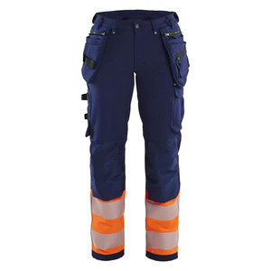 Pantalon de travail réfléchissant pour ouvrier du bâtiment, haute visibilité, multi-poches, pantalon de travail de protection pour usage industriel - Product Image 1