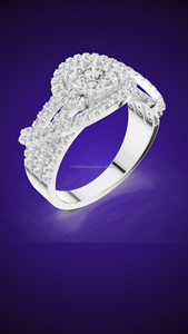 Sames jewels 14K Moissanite/Cubic Zirconia/ CVD Lab crecido 14K/18K/22K/925 Anillos de plata para anillos de compromiso de diamantes hechos a medida - Product Image 2