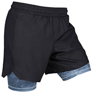 Best Selling High Street Solid MMA <b>Shorts</b> 100% Cotton Waterproof Breathable Elastic Waist Customized Professional Fight Wear - Product Image 3