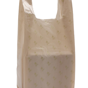 Sacs en plastique pour le shopping en gros, sacs en plastique pour t-shirts, sacs en plastique personnalisés pour supermarchés, sacs en polyéthylène de qualité HDPE - Product Image 1