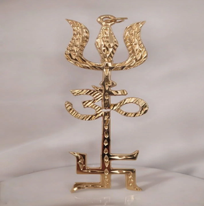 Unique brass sun wheel hanging radiates strong vitality, stellar power, and protection. Available at wholesale price - Product Image 2