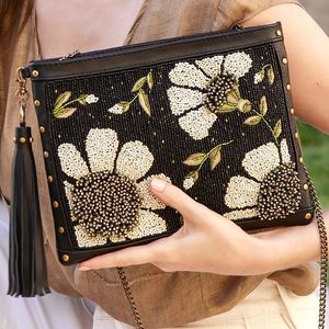 Custom Handmade Embroidery Bead Coin <b>Wallet</b> Traditional Indian Ethnic Mini Pouch Fashion Accessories - Product Image 4