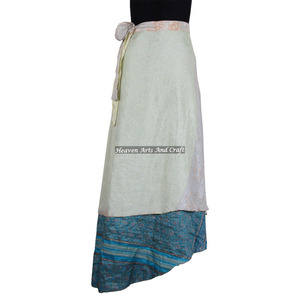 Nouvelle collection 2026 : Robe longue portefeuille pour femme, style bohème, réversible, 2 couches, design exclusif, vente en gros - Product Image 2