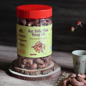 Noix de cajou grillées salées bio de qualité supérieure du Vietnam, 500 g, W180, en pot rond - Marque Dong Phu, meilleur rapport qualité-prix - Product Image 5