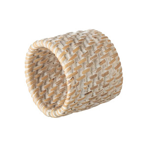 Best Quality Round Rattan Woven Stocked Napkin Rings for Dining Room Wedding and <b>Party</b> <b>Table</b> Decor At Wholesale Price - Product Image 4