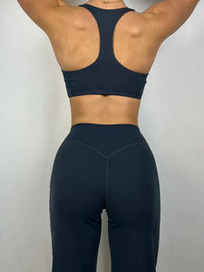 Soutien-gorge de sport personnalisé pour femme, style crop top, sexy, à bretelles, dos en Y, pour l'entraînement, la gym et la course à pied, vente en gros - Product Image 6