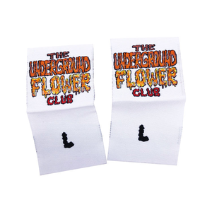 Etiqueta Tejida Plegada Personalizada para Prendas, Etiqueta Tejida con Logotipo y Nombre Personalizados - Product Image 2