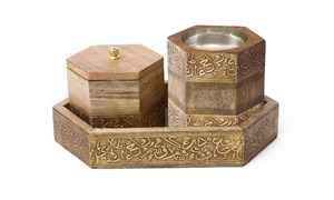 Quemador de Bakhoor Árabe Decorativo de Lujo con Acabado de Resina Premium para Accesorios del Hogar Islámico - Product Image 4