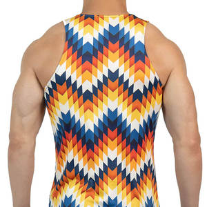 Camiseta sin Mangas Ligera para Hombre, Sublimada, Casual, Transpirable, Duradera, Personalizable, de Alta Calidad, Venta al Por Mayor, Nueva Llegada 2026 - Product Image 6