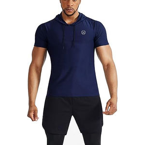 Camisetas Deportivas Unisex Personalizadas, Paquete de 3, Camisetas de Manga Corta para Correr, Sudadera con Capucha, Transpirable, Secado Rápido, Protección UV, Spandex/Poliéster - Product Image 4