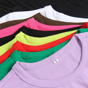 T-shirt court côtelé élégant pour femme, coupe ajustée, haute élasticité, manches courtes, idéal pour les tenues décontractées et la mode estivale - Product Image 6