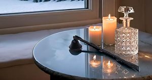 Éteignoir à bougie en métal avec long manche en forme de branche - pour éteindre les flammes des bougies, éteignoirs à bougie noirs - Product Image 2
