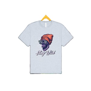 Camisetas Personalizadas para Hombre, 100% Algodón, Estilo Holgado, Ecológicas, Casuales, con Estampado Puff, Protección UV y Antiarrugas - Product Image 1