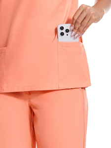 Wholesale New High Quality Knitted Medical Nurse Hospital Uniform <b>Sets</b> Breathable <b>Scrub</b> <b>Sets</b> for Beauty Salon Use - Product Image 5