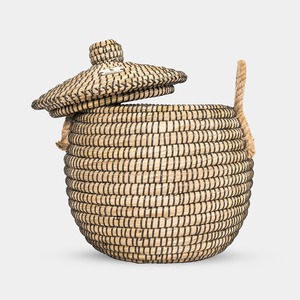 Juego de 3 Cestas Redondas de Seagrass Natural Hechas a Mano, Cestas de Almacenamiento Ecológicas al por Mayor, Hechas en Vietnam - Product Image 4