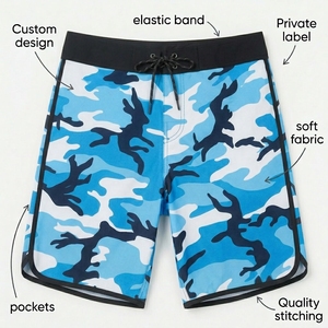 <b>Mens</b> Camouflage Swim Shorts Quick Dry Beach Board Shorts Lightweight Summer Surf <b>Trunks</b> Elastic Waist Swimwear - Product Image 6