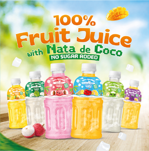 Bebida de Pulpa de Coco con Sabor a Durazno y Melón, Bebida Refrescante en Botella, Bebidas Exóticas, Fabricante de Vietnam, OEM Tailandia - Product Image 1