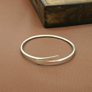 Classic <b>Silver</b> Plated Cuff <b>Bracelet</b> Alloy Unisex Jewelry Gift Fashion <b>Bangle</b> - Product Image 2