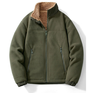 Fashionable Polar Fleece <b>Jacket</b> <b>Men</b> Stylish Cozy Warm <b>Long</b> Sleeve Daily Wear Perfect Winter Season Trendy Polar Fleece <b>Jacket</b> - Product Image 2