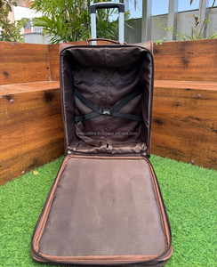 High Quality Luxury Latest Designed Hand <b>Tooled</b> <b>Leather</b> Wheel Trolley Suitcase Business Travel Luggage Multi-functional Suitcase - Product Image 6