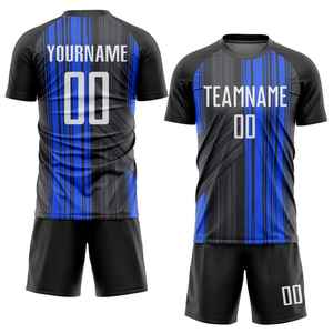 Uniforme de Fútbol Personalizado de Alta Calidad, Conjunto de Camiseta y Pantalones Cortos Transpirables de Secado Rápido, Equipación Deportiva Profesional OEM - Product Image 1