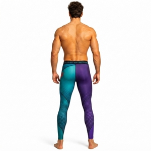 Leggings pour hommes durables, fabriqués avec des matériaux extensibles de qualité supérieure, offrant des performances fiables, un confort optimal et une qualité durable, OEM. - Product Image 5