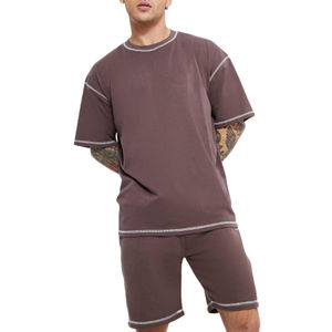 Conjunto de Pantalones Cortos de Dos Piezas para Hombre, Transpirables, de Secado Rápido, Ligeros, Casuales, Deportivos, para Gimnasio, Proveedor Mayorista, Fábrica OEM 2026 - Product Image 1