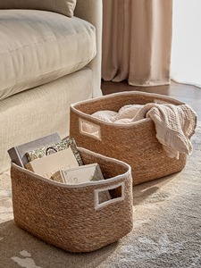 Seagrass Set of 2 <b>Storage</b> <b>Baskets</b> Handmade <b>Storage</b> <b>Basket</b> Wholesale eco-friendly Made in Viet Nam - Product Image 6