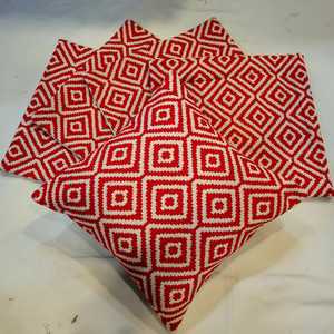 ปลอกหมอนอิงผ้าลินินสไตล์โบโฮ ขนาด 18x18 นิ้ว ลายทาง ตกแต่ง ถอดซักได้ - Product Image 2