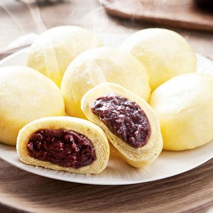 [MILWON] Set de Bollos al Vapor Anheung, 3 Colores, 500g, Postre Coreano Congelado de Pasta de Frijol para Venta al por Menor y Servicios de Alimentación - Product Image 1