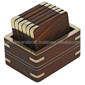 Posavasos de Madera Natural Hechos a Mano, Modernos, Duraderos, Ecológicos, de 5 mm, con Logotipo Personalizado, Color Marrón, Tamaño Personalizado, para el Hogar, Restaurantes y Negocios - Product Image 3