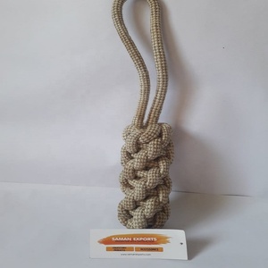 Top Trending High Quality <b>Ring</b> Shaped Rope Cotton/Jute Dog Toys Top Indian Supplier Wholesale Manufacturer Saman Exports - Product Image 3