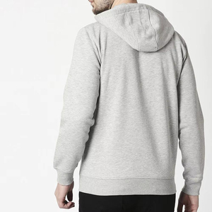 Hot Sale Men Hoodies Latest Style Solid Color Men Customized Fitness Wear <b>Zip</b> Up Hoodie With Custom Brand Logo - Product Image 5