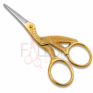 Luxury Gold Stork Embroidery <b>Scissors</b> Stainless Steel Vintage Bird <b>Sewing</b> <b>Scissors</b> Hair Trimming <b>Scissors</b> OEM ODM - Product Image 3