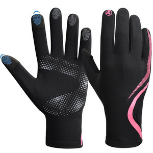 New Winter Running <b>Gloves</b> Unisex Polyester Inner <b>Warm</b> Lined Waterproof Touchscreen Compatible Full Finger for Hiking Sports - Product Image 3