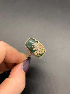 Anillo de Plata de Ley 925, anillo de declaración, anillo azul, anillo de plata grande, regalos de boda, regalo de mujer - Product Image 3