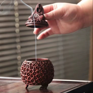 Metal <b>Bakhoor</b> Burner Luxury Incense Burner For Arabic <b>Oud</b> Fragrance Home Decoration Traditional Decorative Accent Piece - Product Image 1