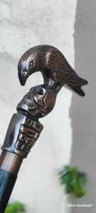 Bastón de Madera Pulida Hecho a Mano de Estilo Vintage, Negro, de 36 Pulgadas, para Decoración del Hogar, con Mango en T, Logotipo Personalizado, Regalo de Calvin Handicraft - Product Image 5