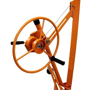 11FT Construction Drywall Lifter Panel Hoist Jack with Rolling Casters Lockable for 150lbs - Product Image 2