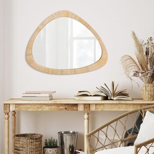 Miroir mural décoratif pour la décoration intérieure, miroir mural bohème en rotin tressé à la main pour chambre et salon, fabriqué au Vietnam - Product Image 3