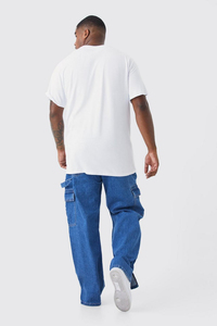 Jeans larges et amples pour hommes, jeans décontractés surdimensionnés pour hommes, streetwear, jeans vintage, pantalons en denim - Product Image 5