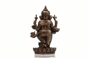 Statue de Ganesha dansant en polyrésine, sculpture de Ganesha en métal, statue de Ganesha en bronze et laiton, statue du Dieu Indien - Product Image 4