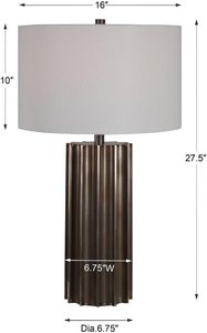 Lámpara de mesa moderna, lámpara de mesa de lujo, lámpara de mesa de diseño, lámpara de mesa contemporánea, lámpara de mesa decorativa, iluminación premium para el hogar - Product Image 6