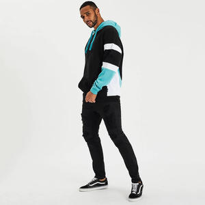 Sudadera con Capucha Plana Bordada para Hombre, de Algodón y Felpa, Bordado Plano Personalizado, Fabricante de Ropa al por Mayor con Marca Privada - Product Image 5