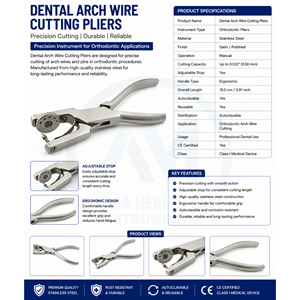 Al Mida Healthcare AMHC-R-70 Pince orthodontique manuelle pour l'extraction des molaires inférieures, prise en main facile, garantie à vie - Product Image 6