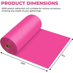 Tovaglia in Plastica Monouso Premium con Bordo per Tutti i Tipi e Forme di Tavoli - Product Image 2