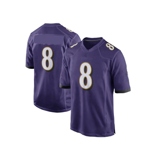 Maillots et T-shirts de Football Américain Personnalisés 100% Polyester Anti-UV Manches Courtes pour Hommes Équipes de la Nouvelle-Angleterre 7v7 Flag - Product Image 1