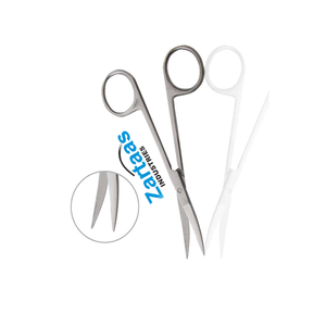 Ciseaux chirurgicaux IRIS FINE de haute qualité, pointe acérée/courbée, 12 cm – Fabricant et exportateur d'instruments chirurgicaux - Product Image 2