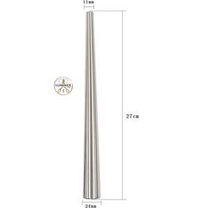 Medidor de Anillos, Mandril para Medir Anillos, Juego de Calibradores de Anillos de Acero, Martillo de Joyero de Goma - Product Image 6