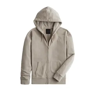 Veste à capuche surdimensionnée en coton épais pour homme, vêtement d'extérieur, décontracté et solide - Product Image 1